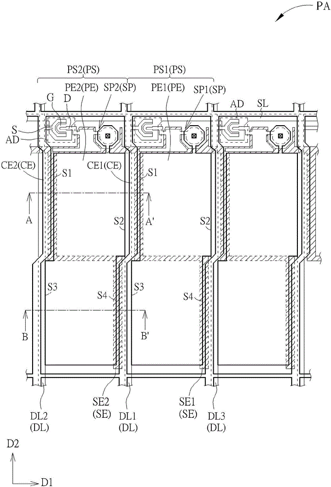 Pixel array and pixel structure