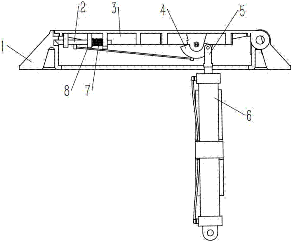 Automatic opening-closing hydraulic pipe gallery well lid