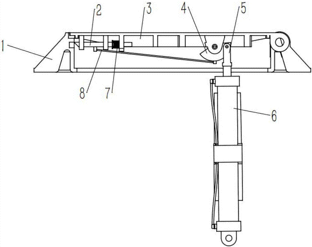 Automatic opening-closing hydraulic pipe gallery well lid