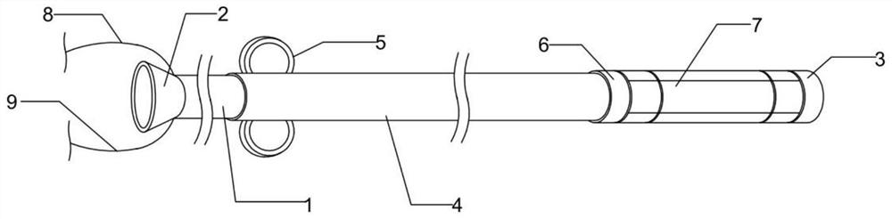 Single-hole celioscope surgical operation platform through natural orifice