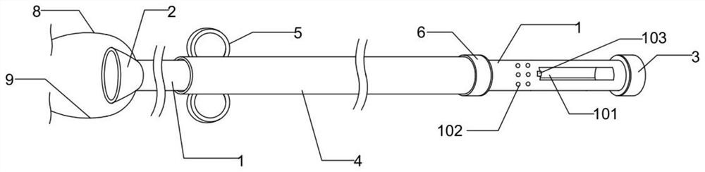 Single-hole celioscope surgical operation platform through natural orifice