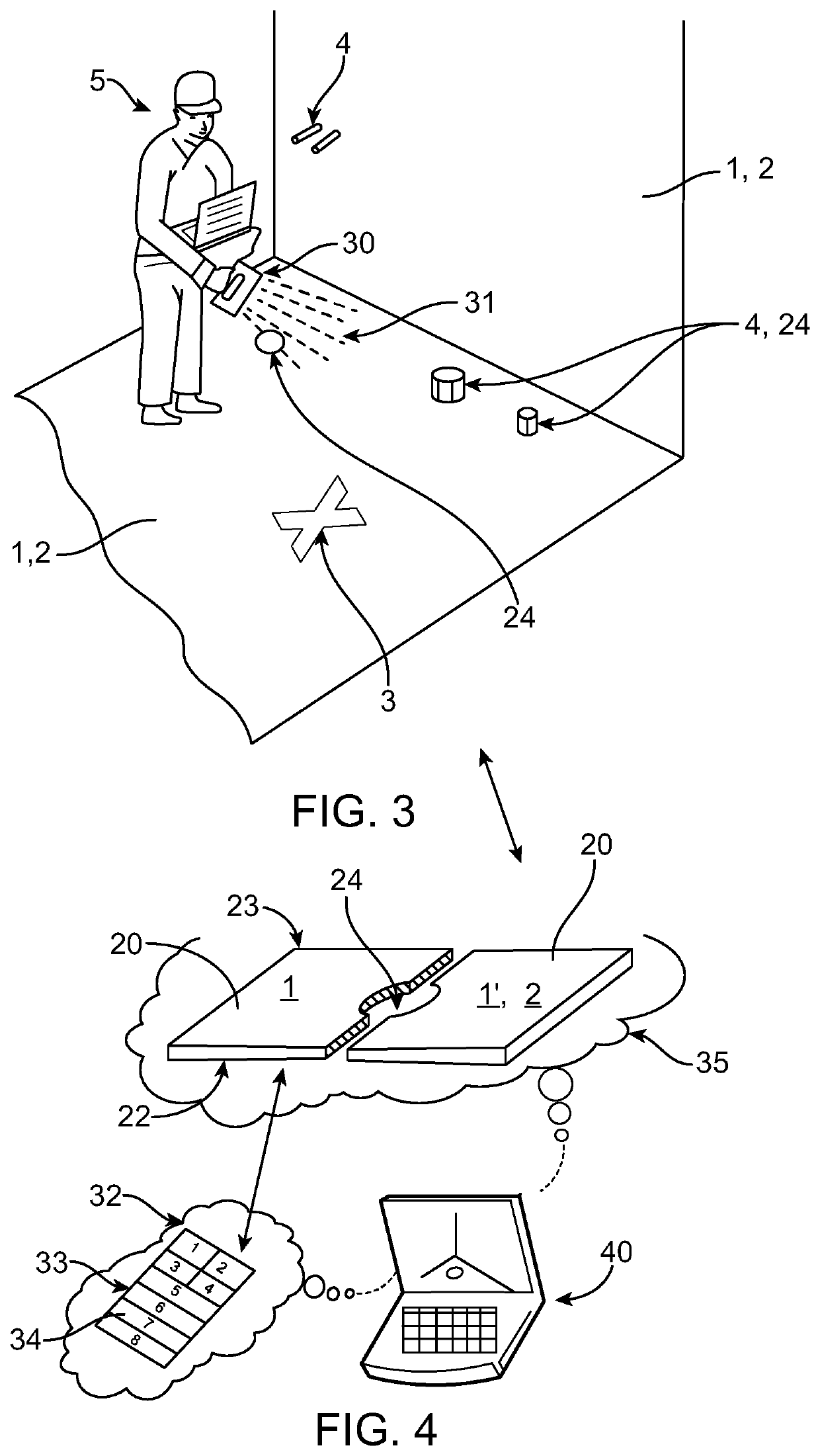 System and method for pre-fabrication and laying out of coverage of a room surface