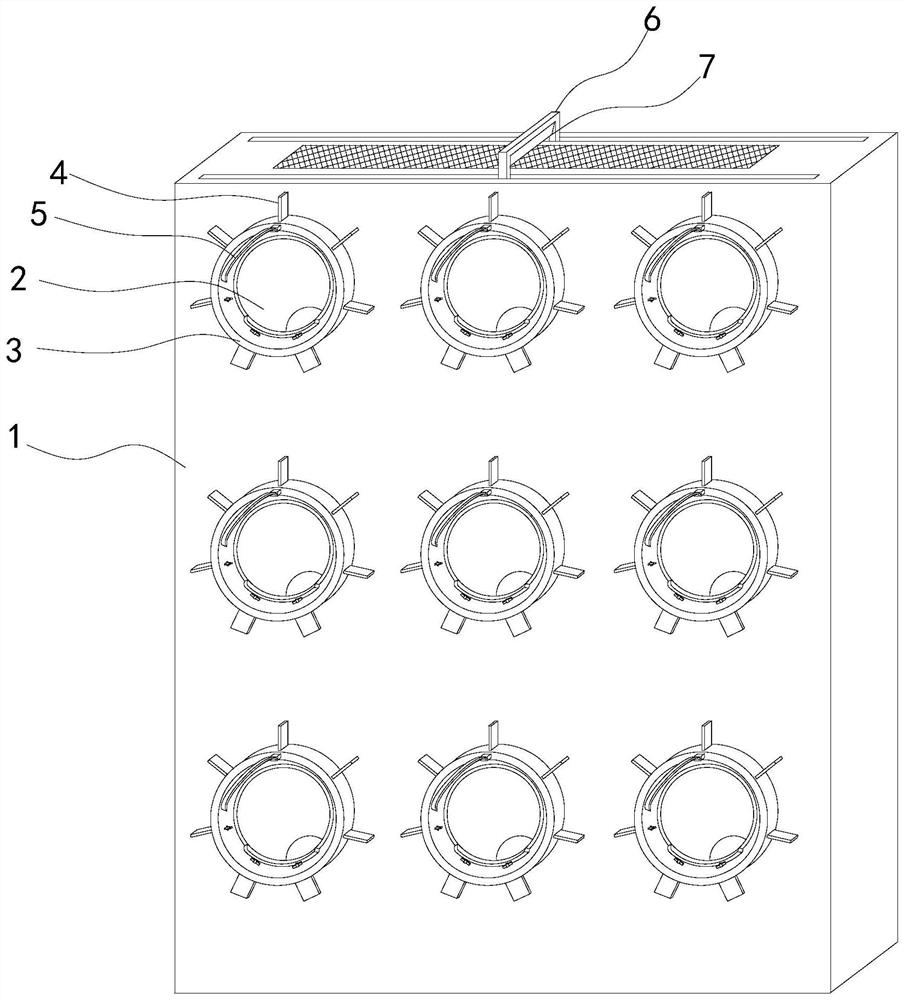 Environment-friendly plant planting mechanism for building wall surface