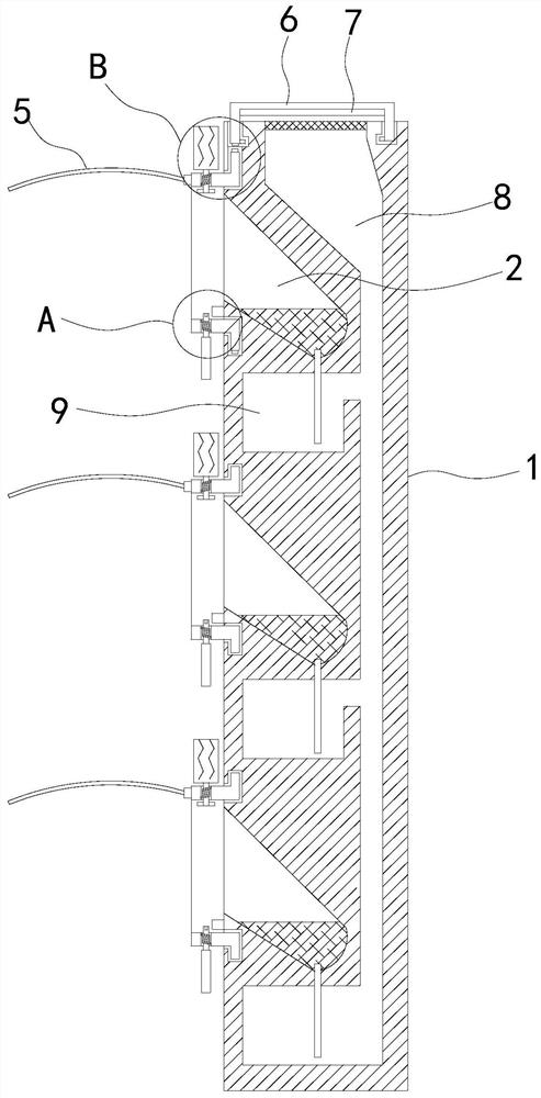 Environment-friendly plant planting mechanism for building wall surface