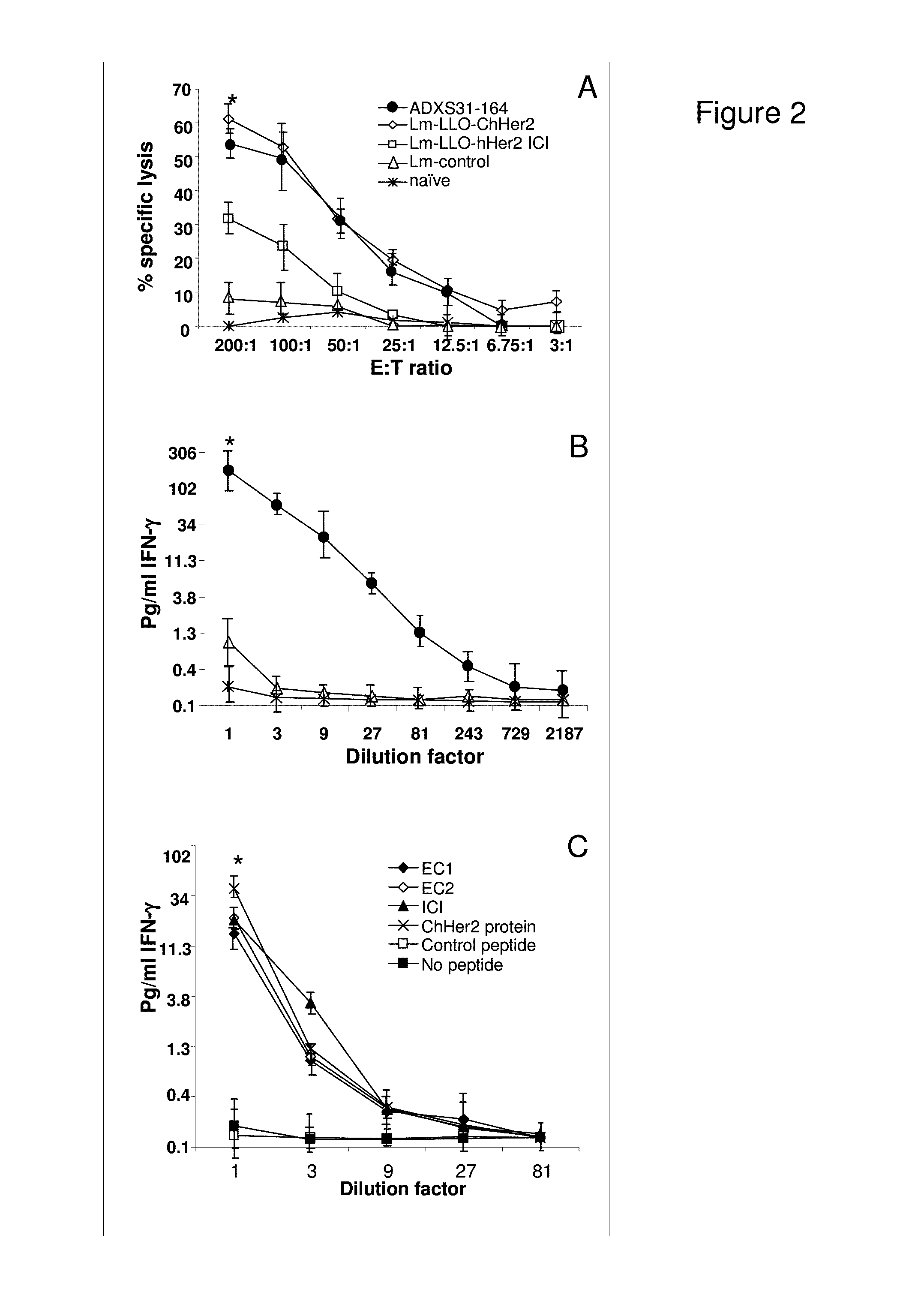 Compositions and methods for prevention of escape mutation in the treatment of Her2/neu over-expressing tumors