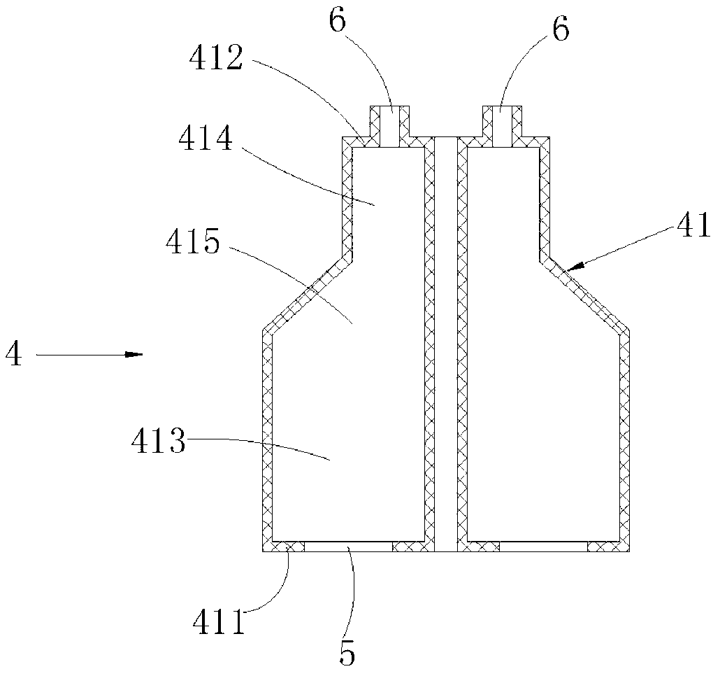 Pectinate gas mixing unit and pectinate gas mixer