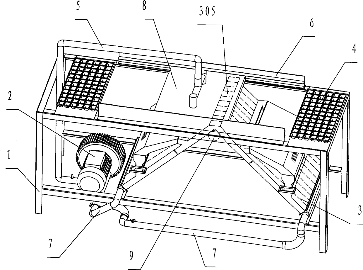 Air-blowing-feeding disc-suction type granule seed-metering device