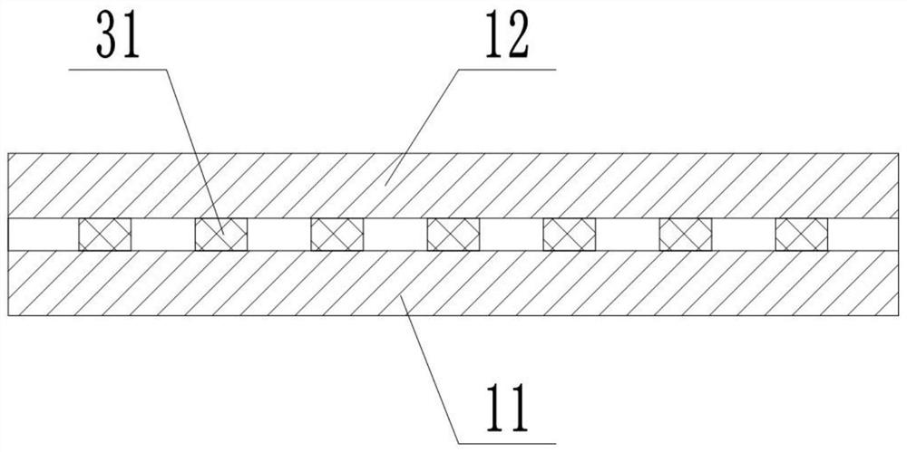 Fast food bag capable of improving microwave heating uniformity