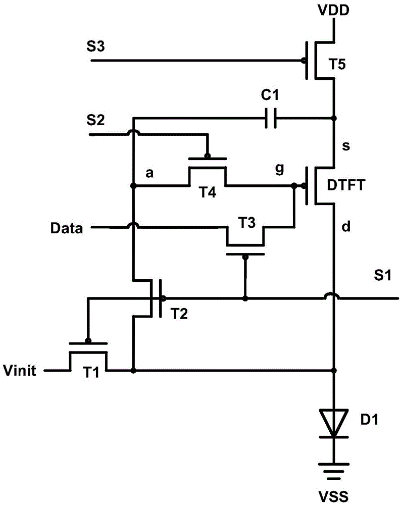 OLED pixel driving circuit and display device