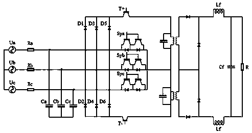 Forward swiss rectifier based on resonance reset isolation