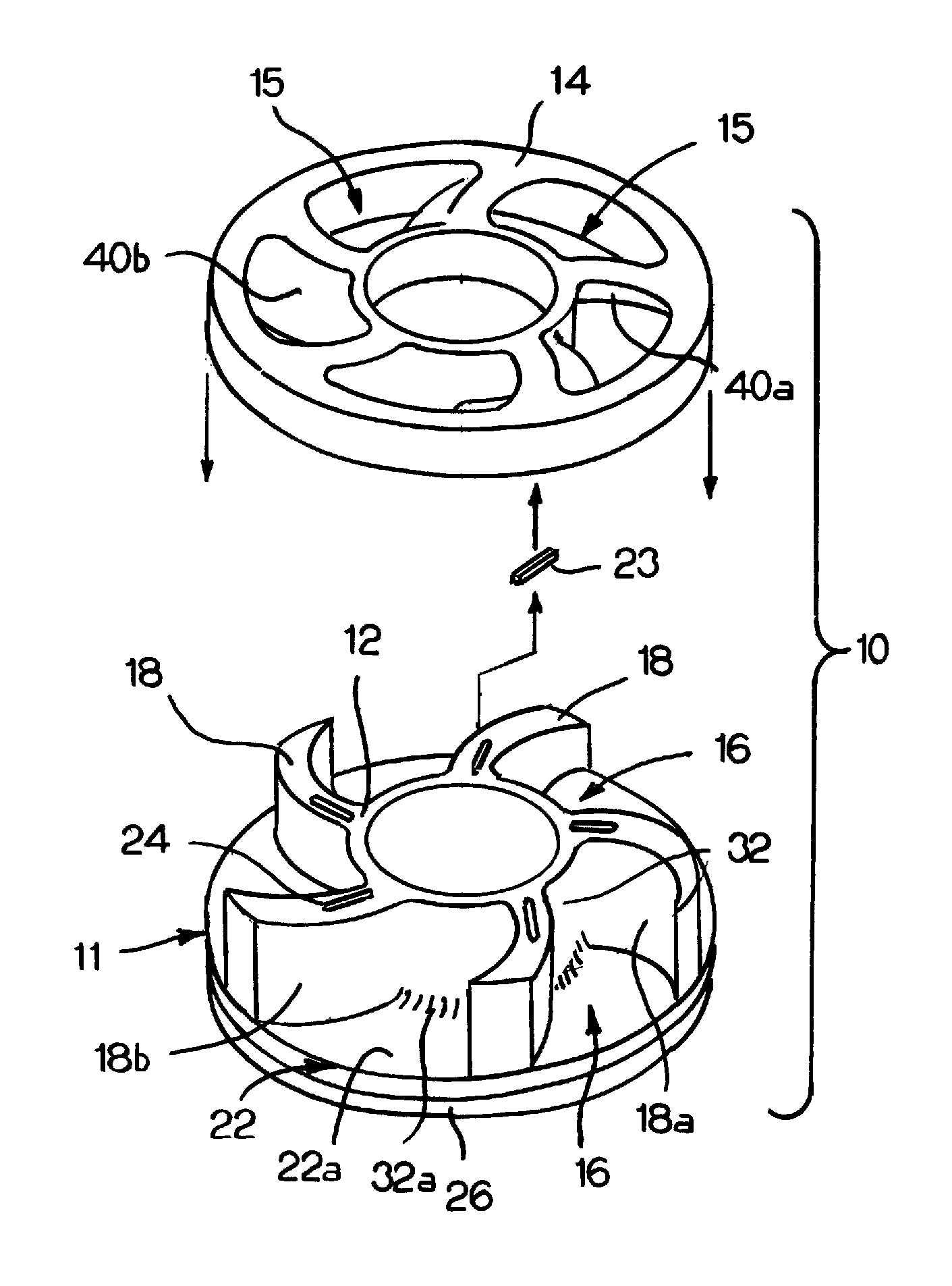 High flow/high efficiency centrifugal pump having a turbine impeller for liquid applications including molten metal