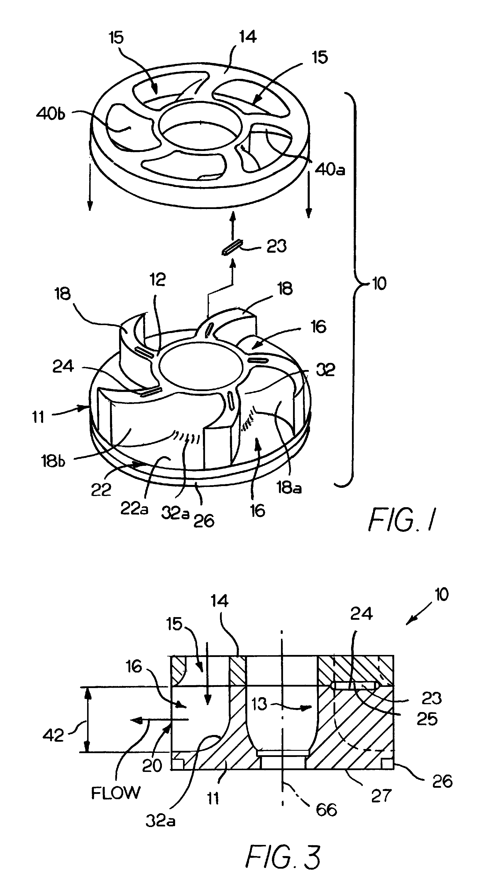 High flow/high efficiency centrifugal pump having a turbine impeller for liquid applications including molten metal