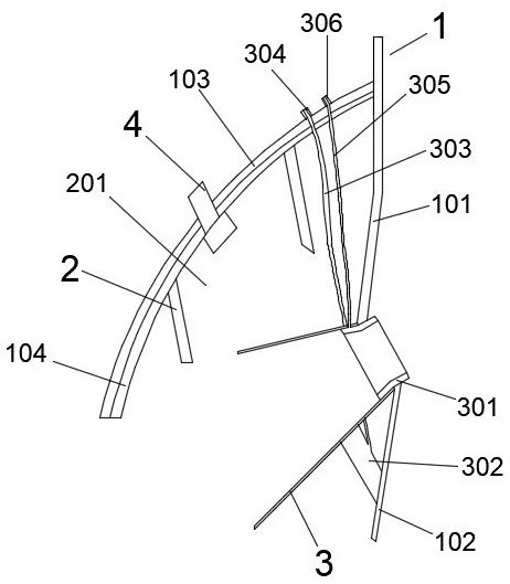 A concealed male urethritis sterilization treatment device