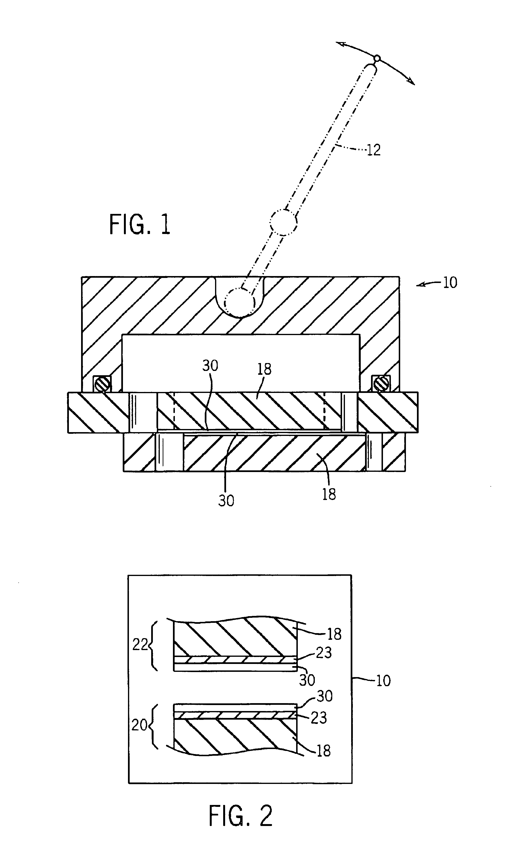 Valve component with multiple surface layers