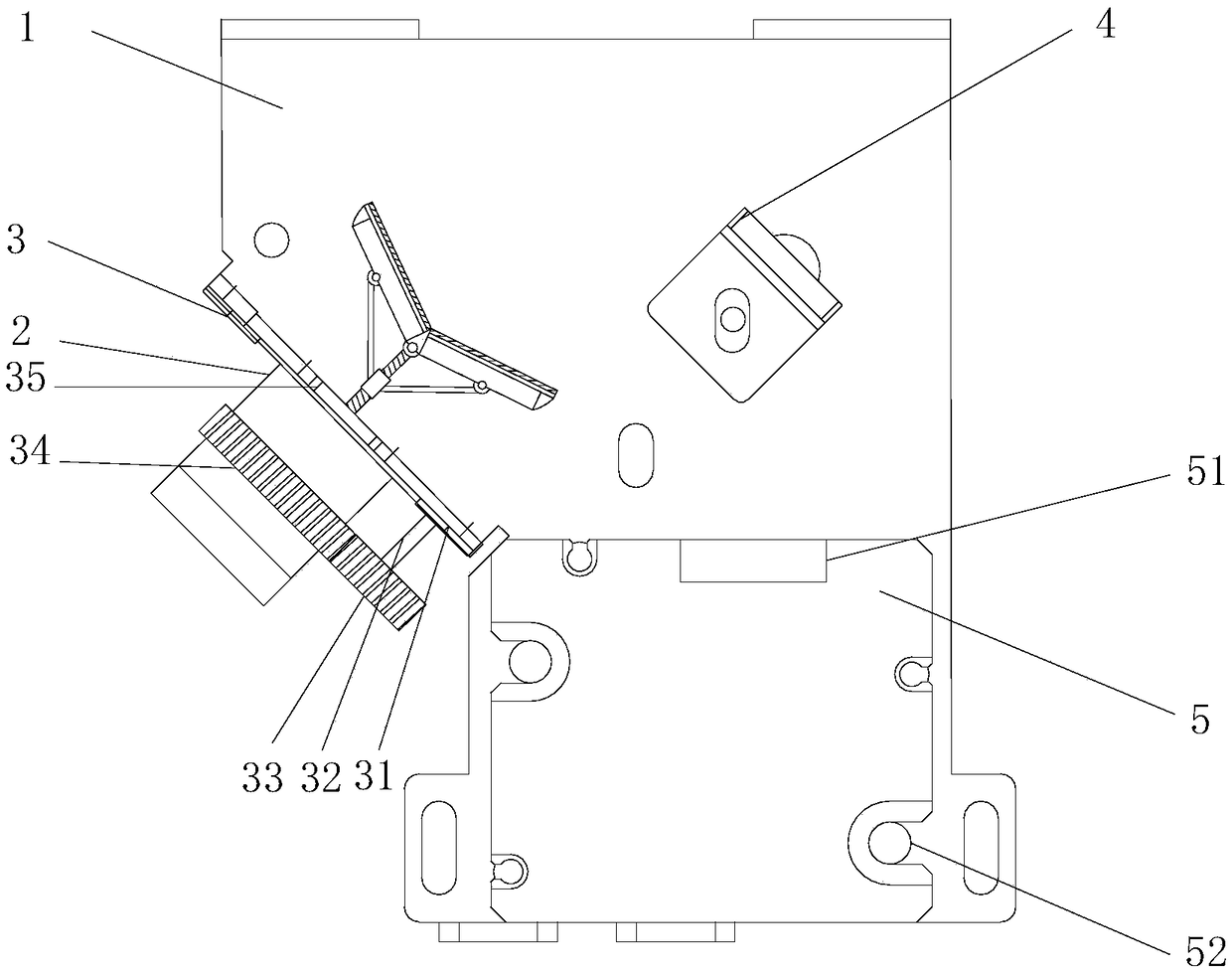 Automatic astigmatic or concentrated light lighting device