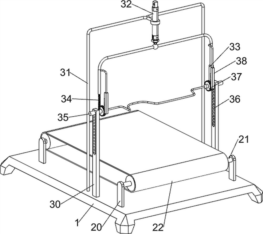 Hot melting forming device for packing box for placing polystyrene red wine glass