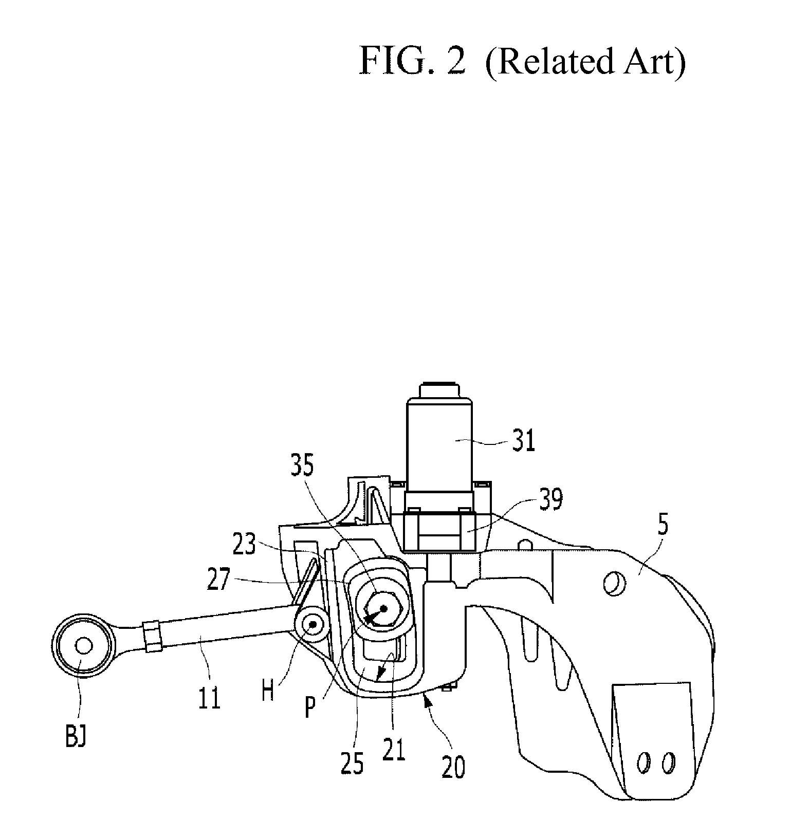 Active geometry control suspension system