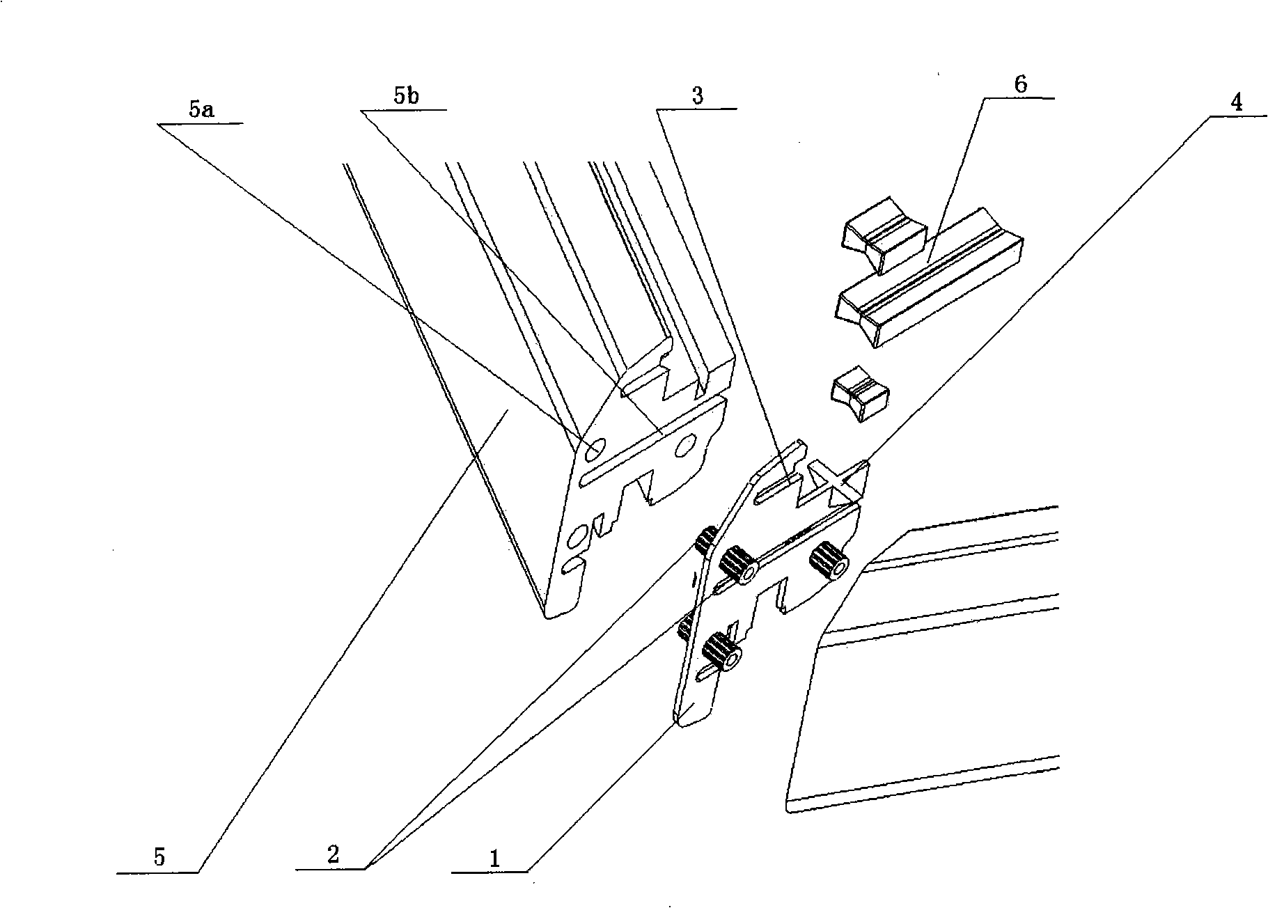 45 degree tenon joint board for wood door and window perpendicular connection angle