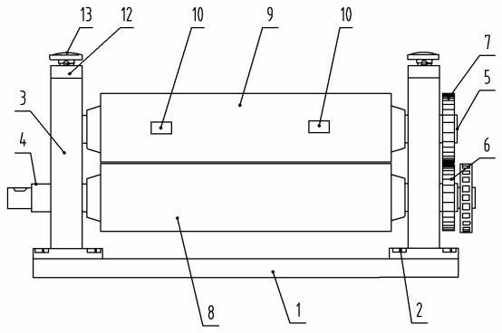 Damping rubber plate molding machine