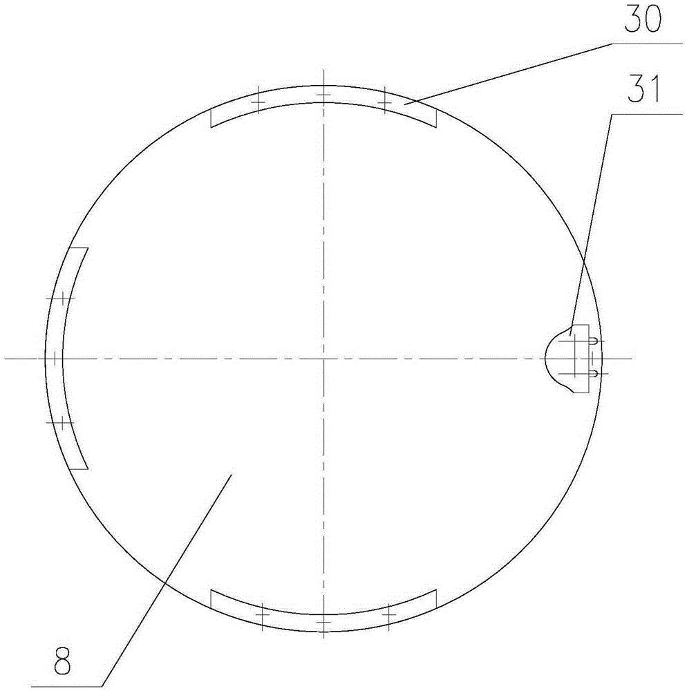 Automatic welding device for agricultural vehicle balance weight