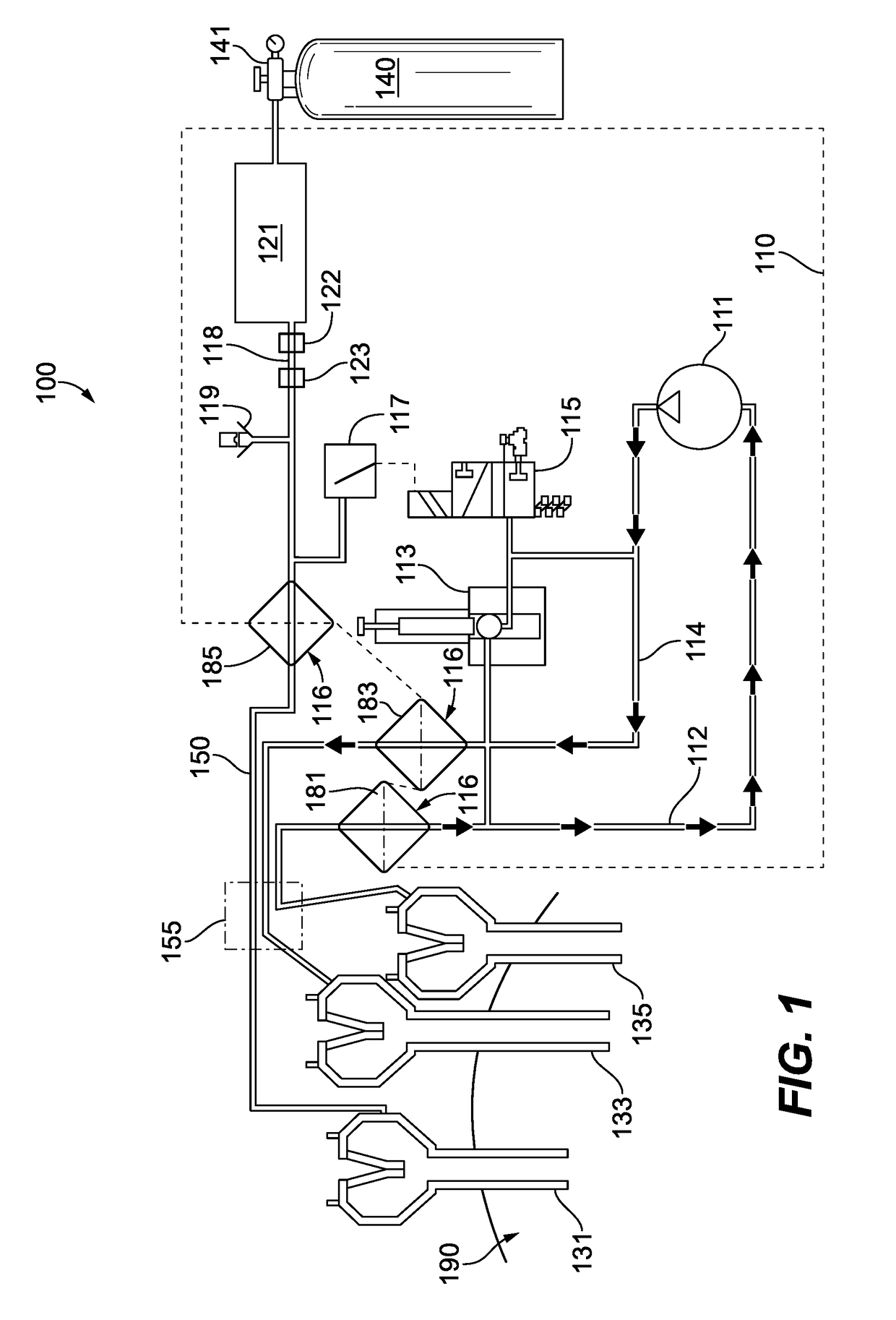 Smoke evacuation system for continuously removing gas from a body cavity