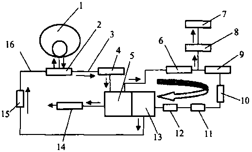 Novel oxygen-generating type respirator