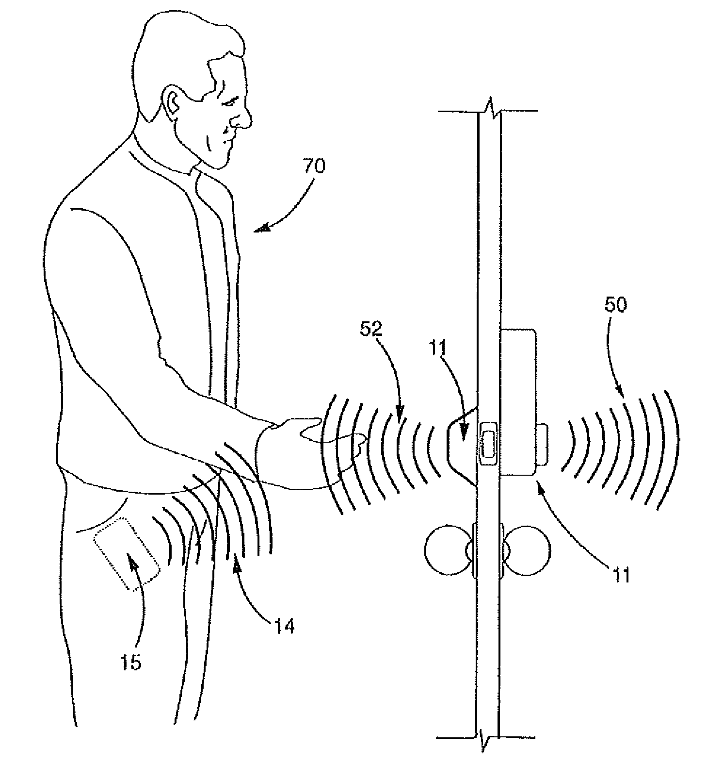 Wireless access control system and related methods