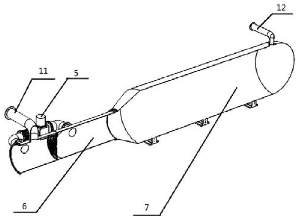 Device and method for improving local vacuum degree of pulse wind tunnel