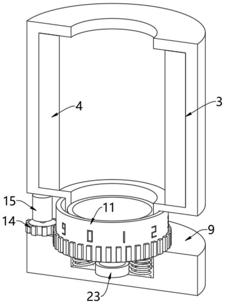 Test tube specimen scanning and numbering device for hospital clinical laboratory medicine department