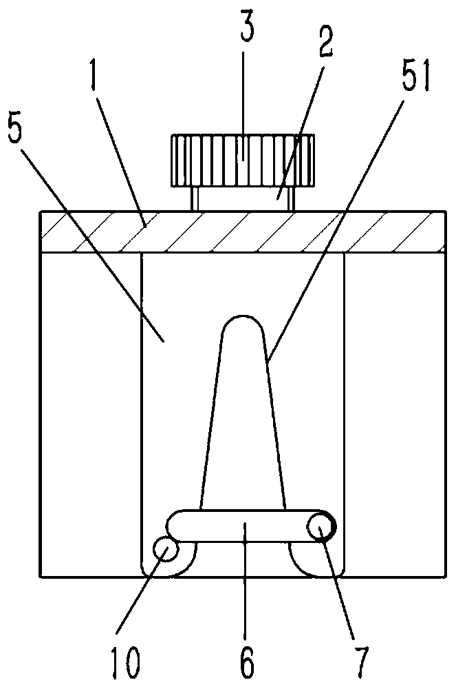 Incoming cable restraining device on box-type transformer