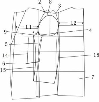 Pattern making method of suit sleeve