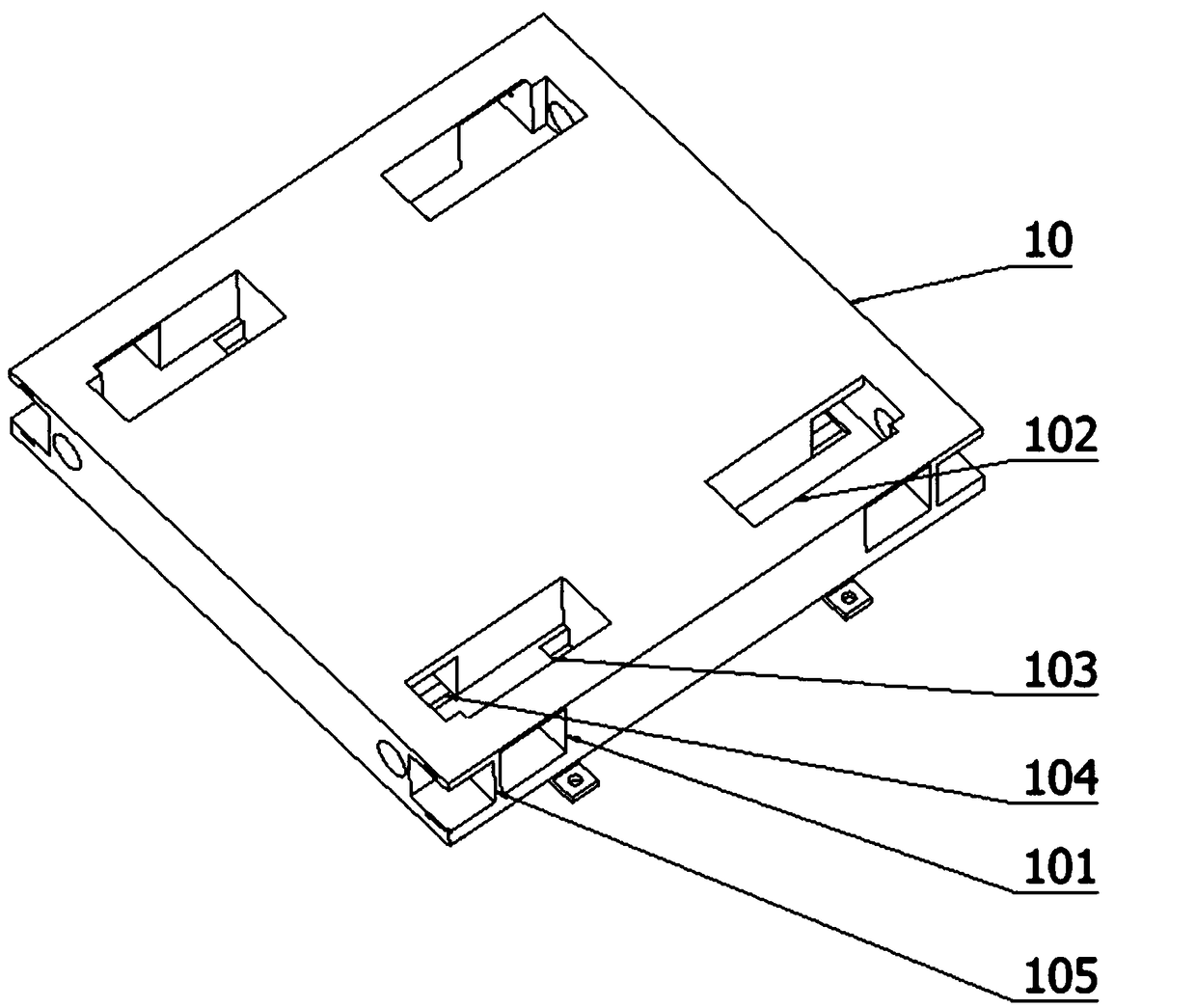 Auxiliary positioning device for automobile die machining and using method thereof