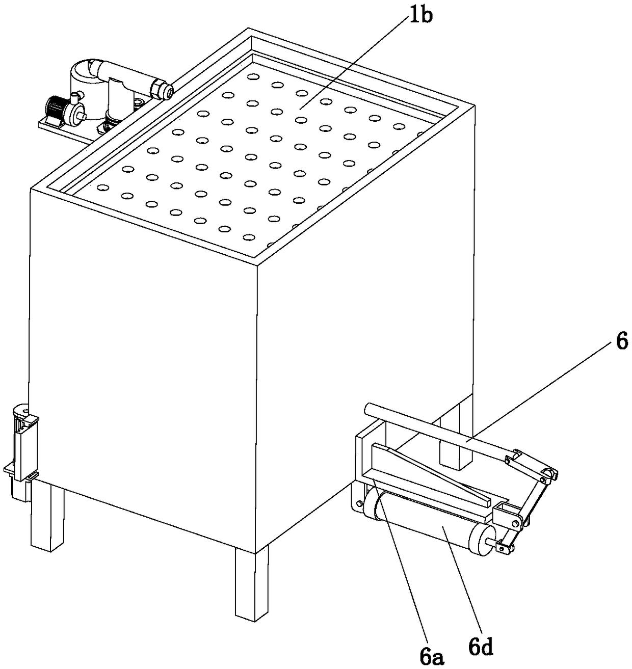 Heavy metal ion sewage treatment equipment