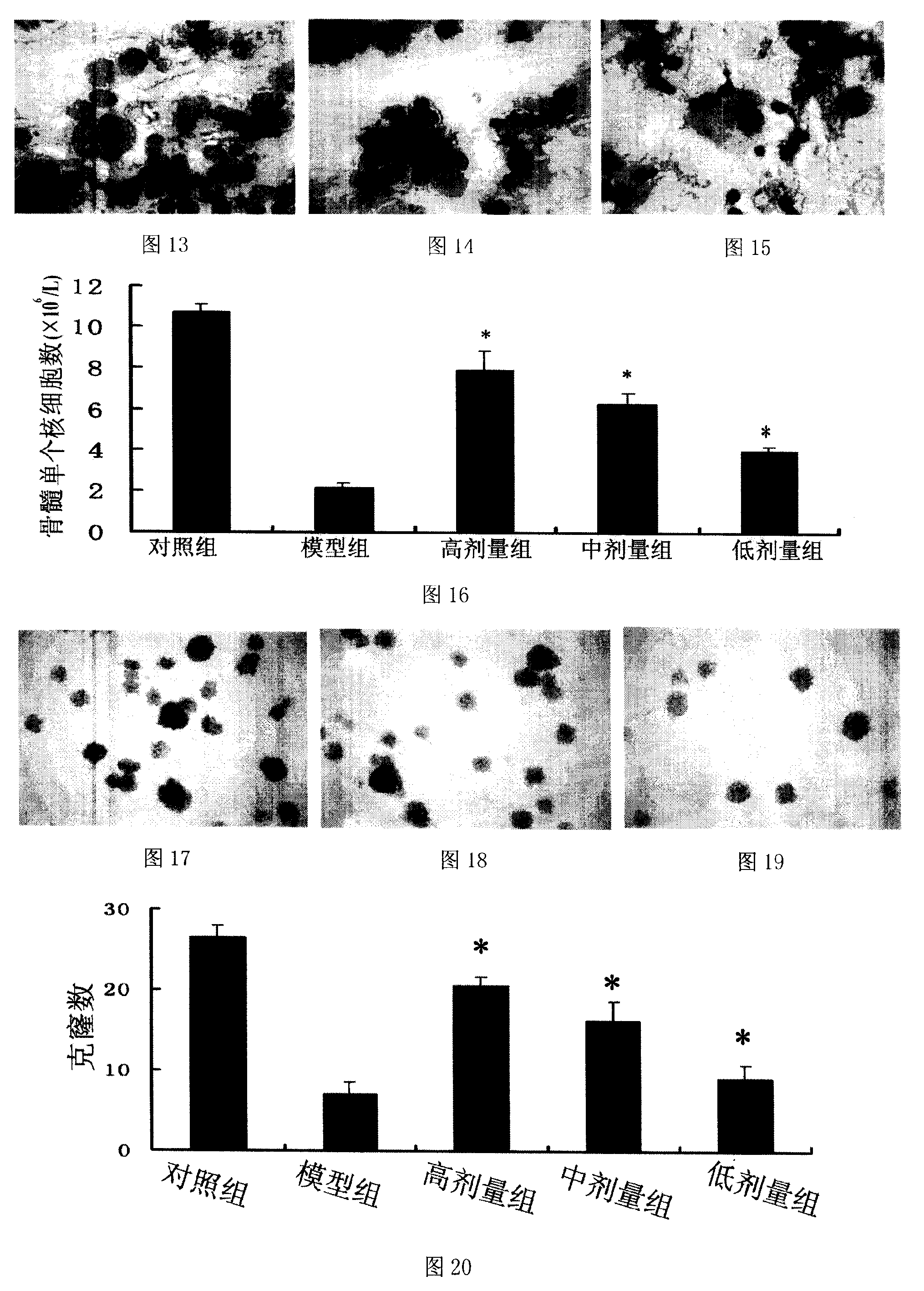 Nutritive composition for accelerating hemopoietic stem cell proliferation and hemoglobin synthesis