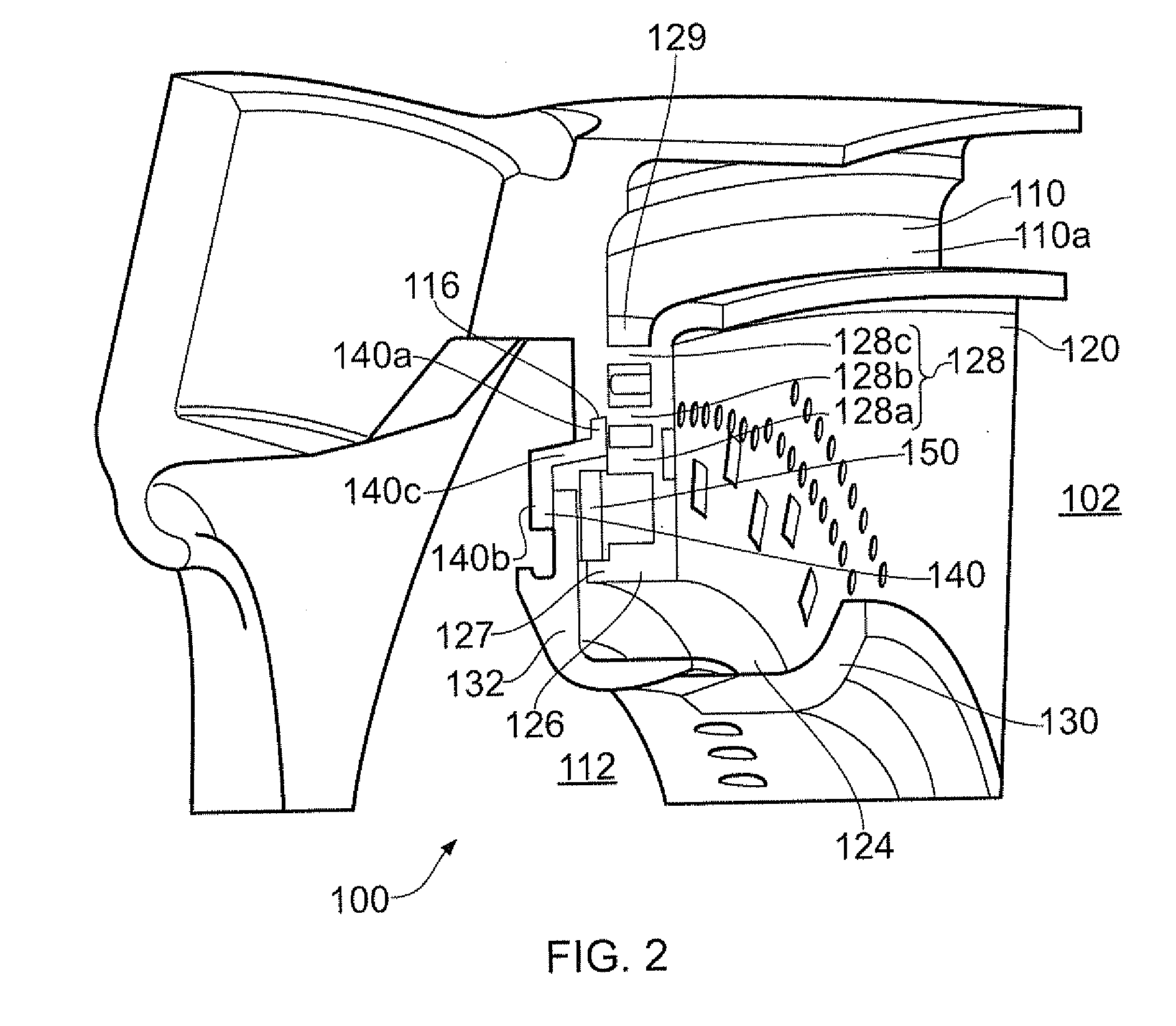 Head part of an annular combustion chamber