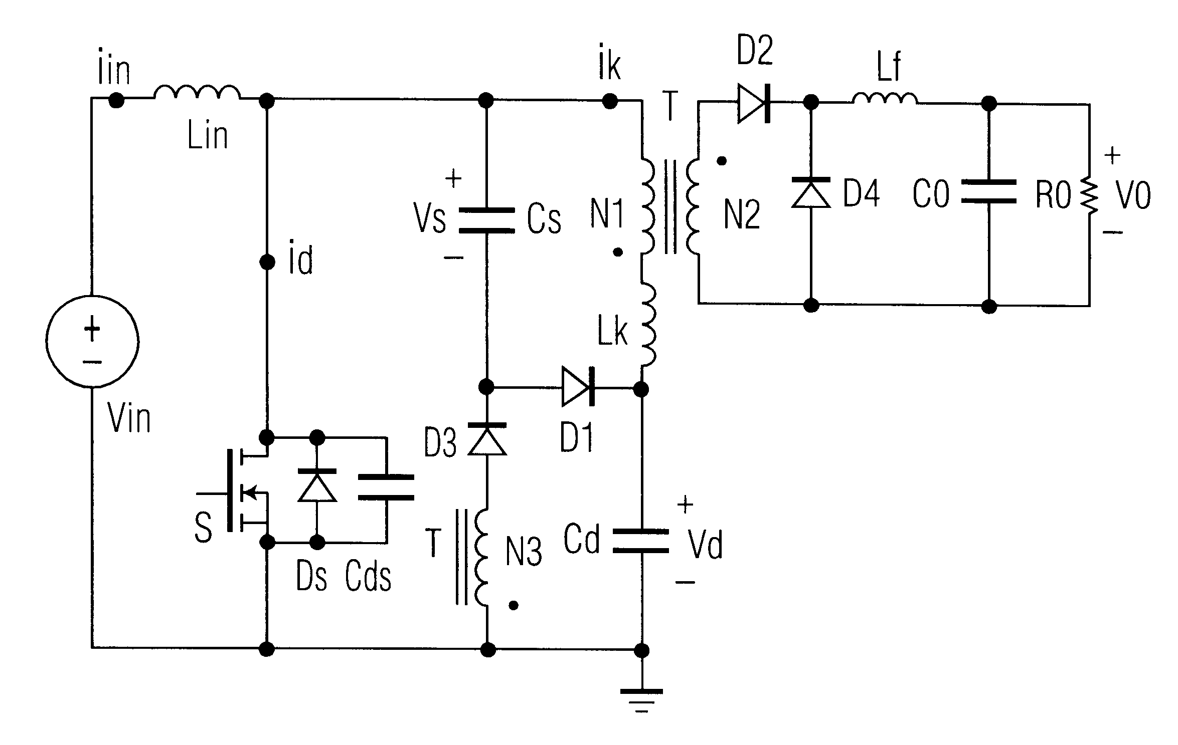 Voltage clamping system and method for a DC/DC power converter