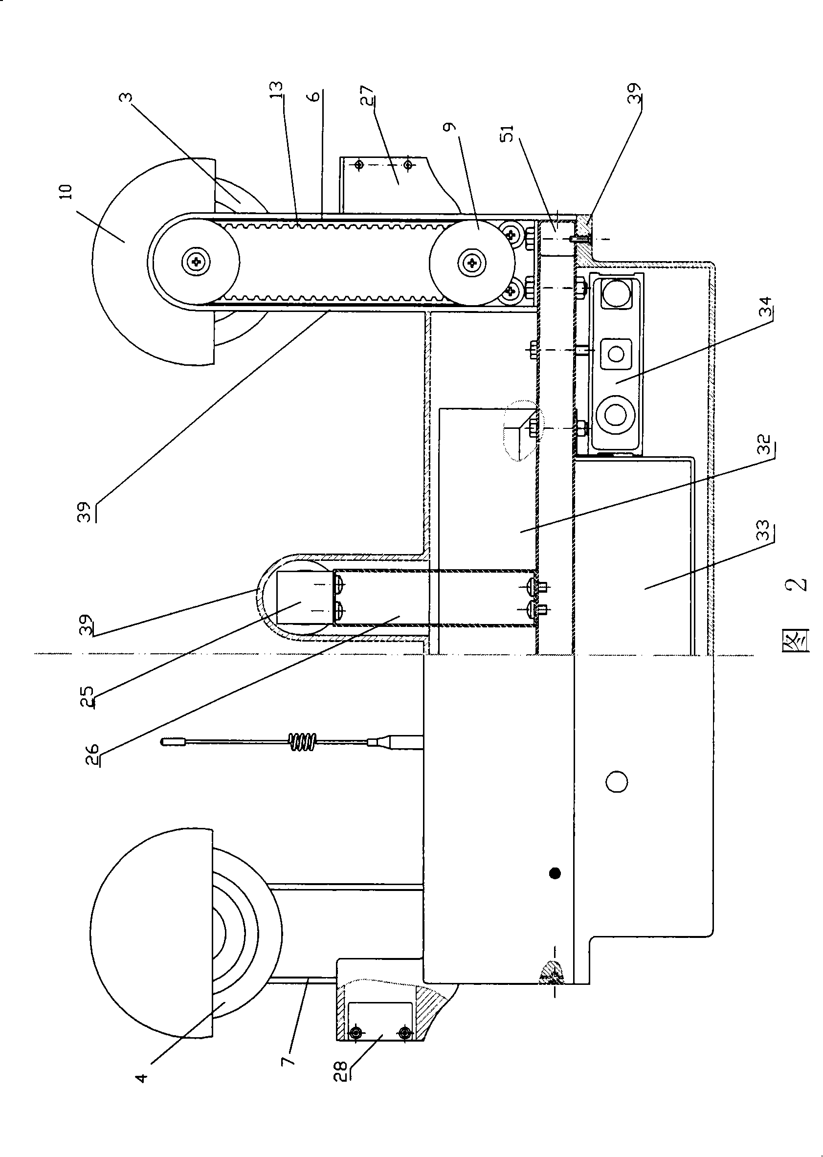 Ground wire patrol checking robot of high voltage power line