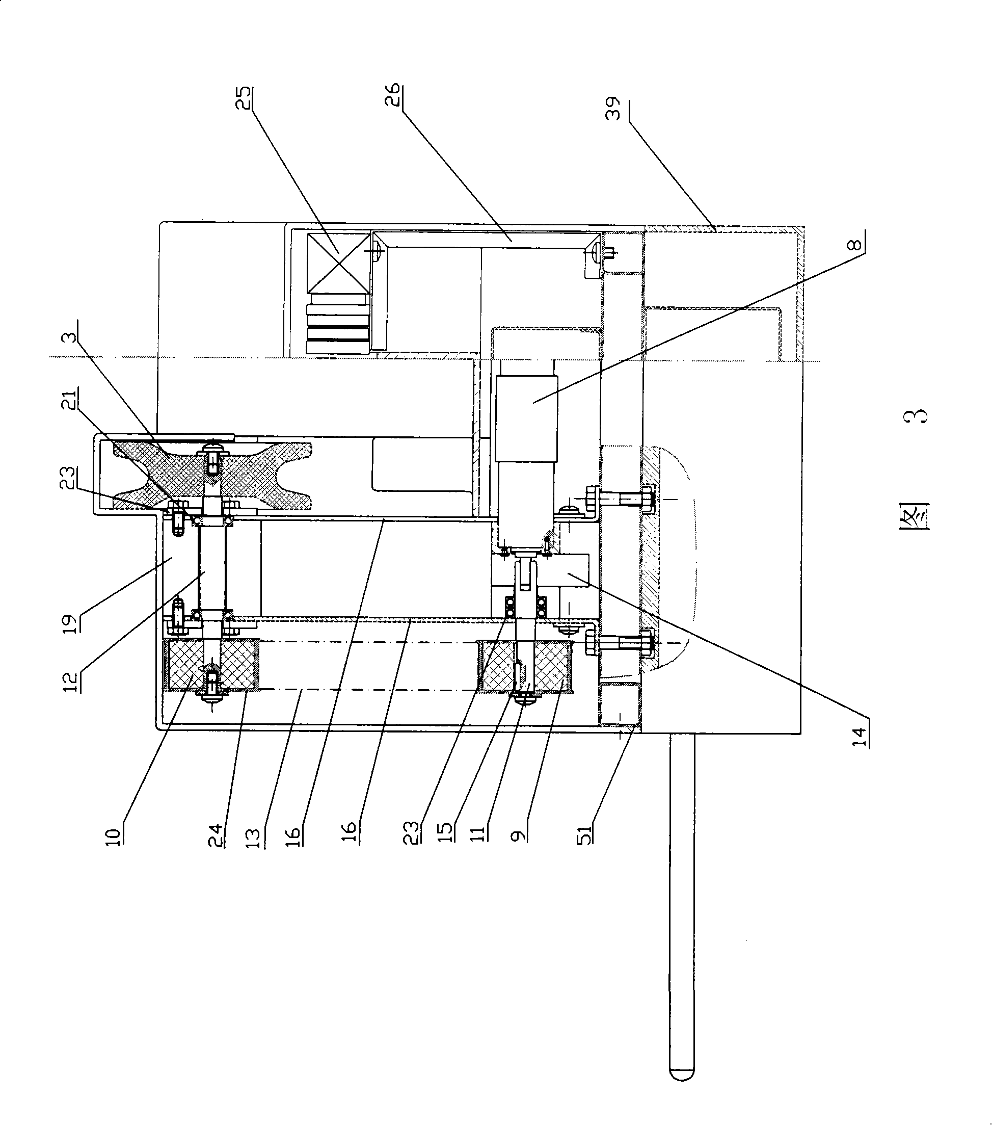 Ground wire patrol checking robot of high voltage power line