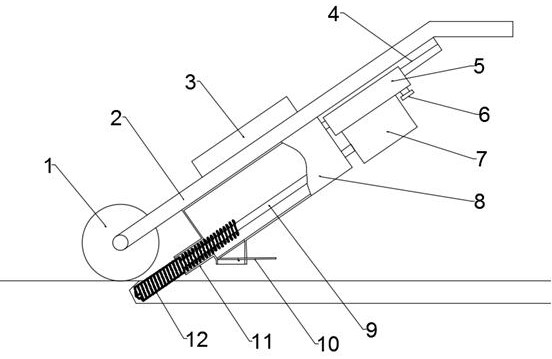 A kind of soil crushing bedding type planting device