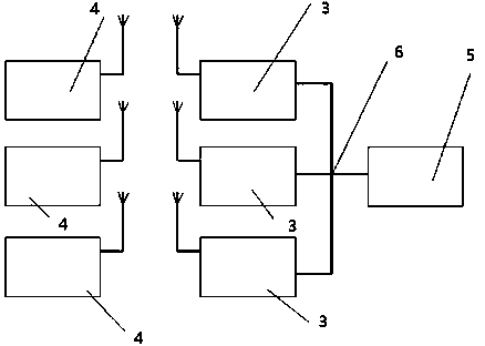 Underground parking wireless sensing network networking lighting device