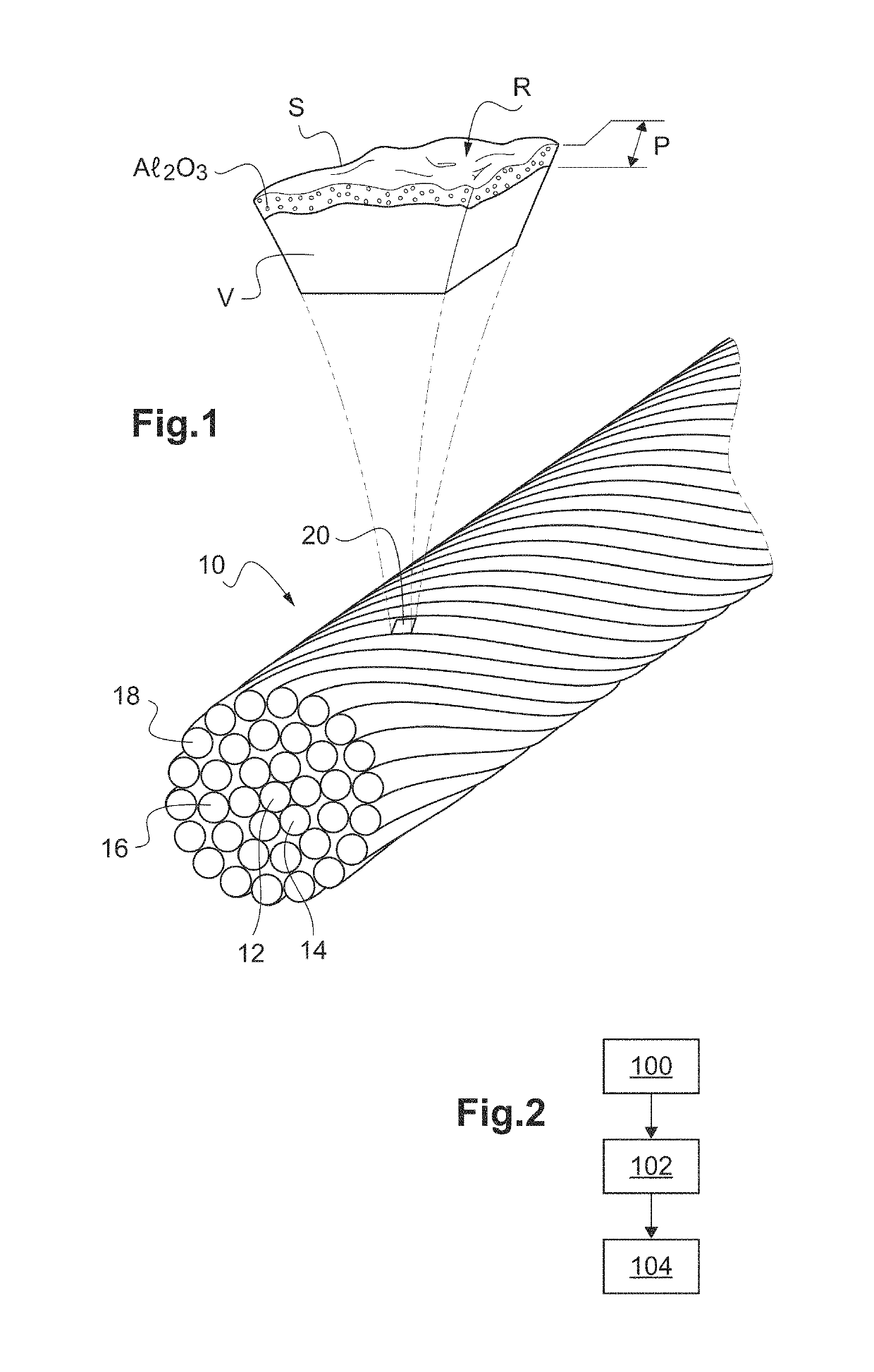 Electric current transmission cable and method of fabricating such a cable