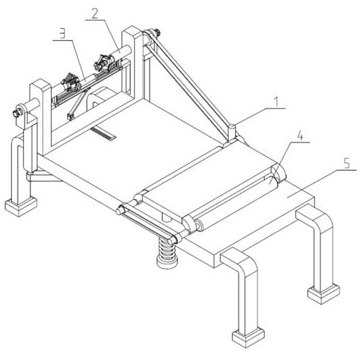 Paper conveying system used for packaging printing equipment