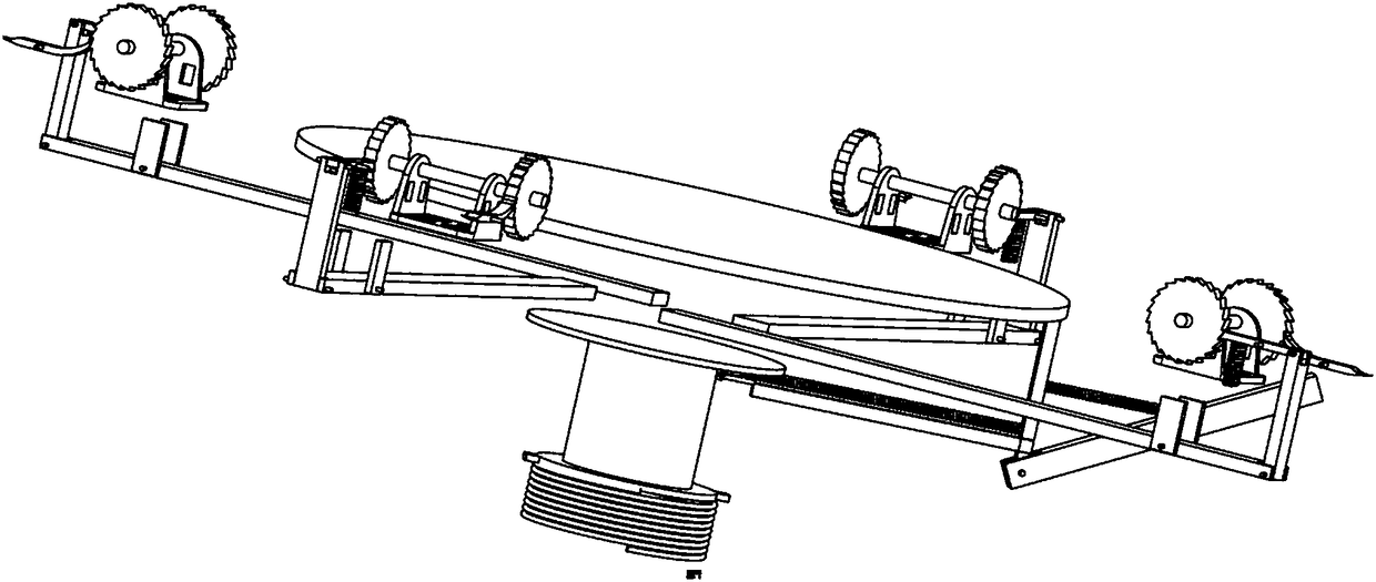 Light mechanical collision type space debris capturing web claw