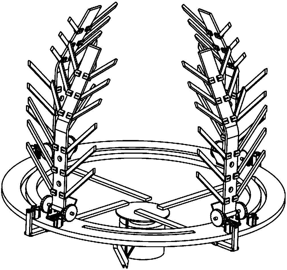 Light mechanical collision type space debris capturing web claw