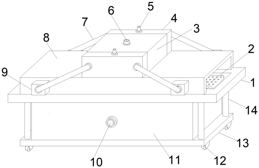 Efficient cooling mechanism for metal material machining and using method of efficient cooling mechanism