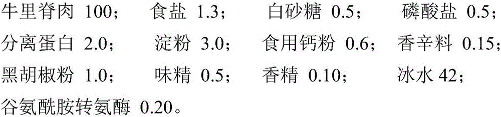 Calcium supplementing child steak and preparation method thereof