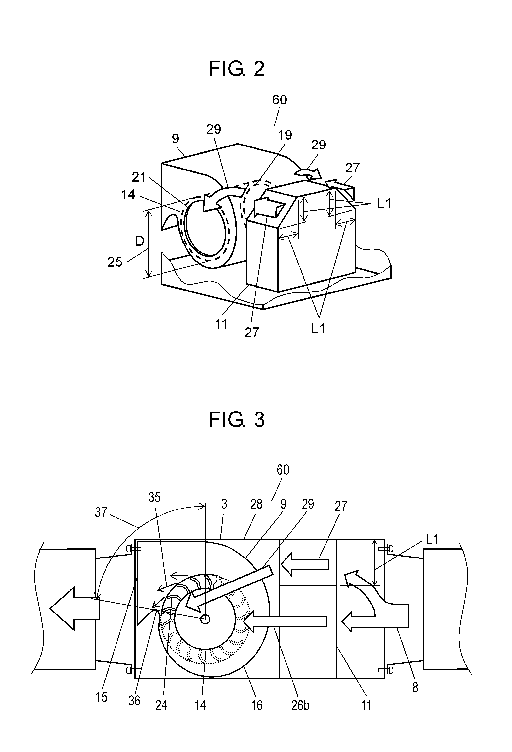 Fan with sound-muffling box