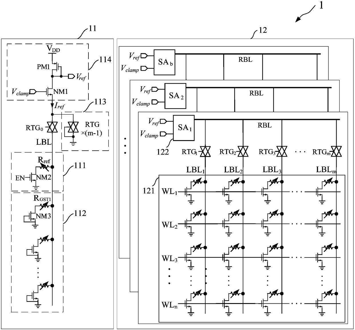 A phase-change memory readout circuit and readout method