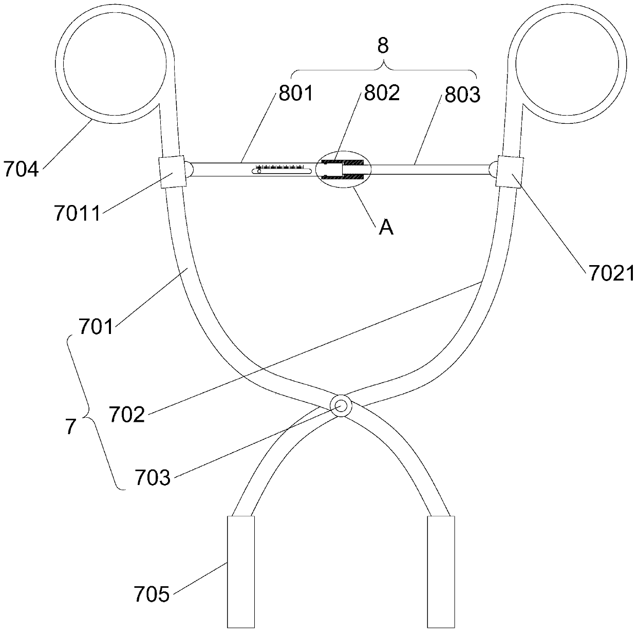 Severe lumbar spondylolisthesis reduction fixing device