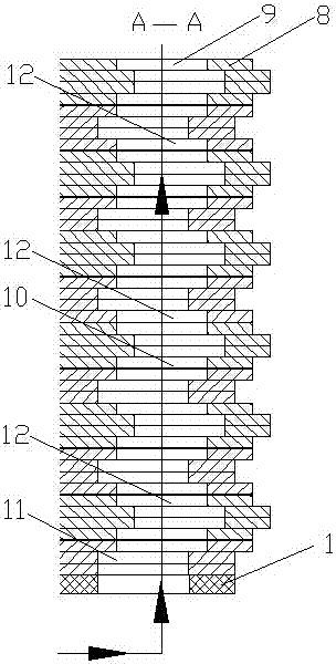 A generator rotor ventilation slot structure